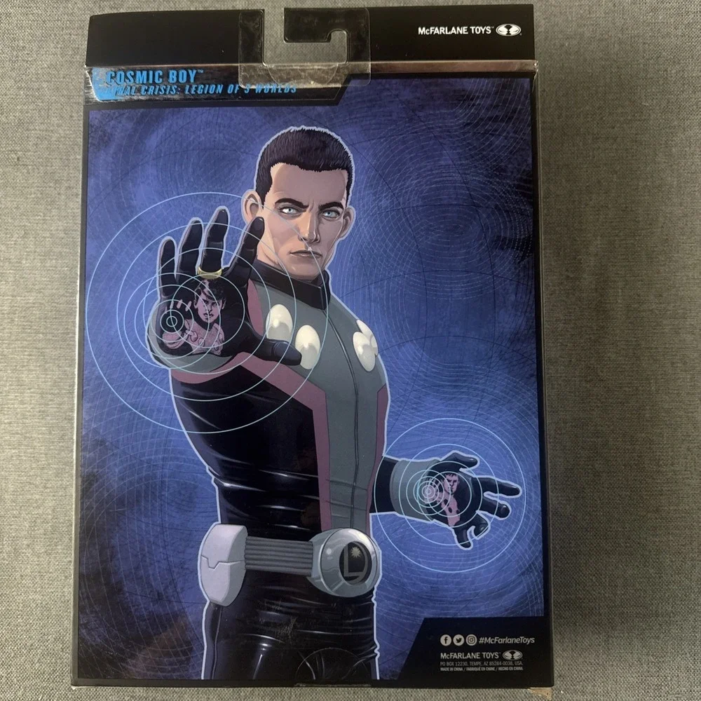 McFarlane DC Multiverse Collectors Edition Cosmic Boy Platinum Edition NIB Chase